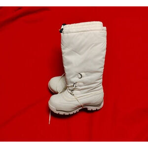 Sorel SnowLion Womens Sz 8 M High White Waterproof Insulated Snow Boots Lined